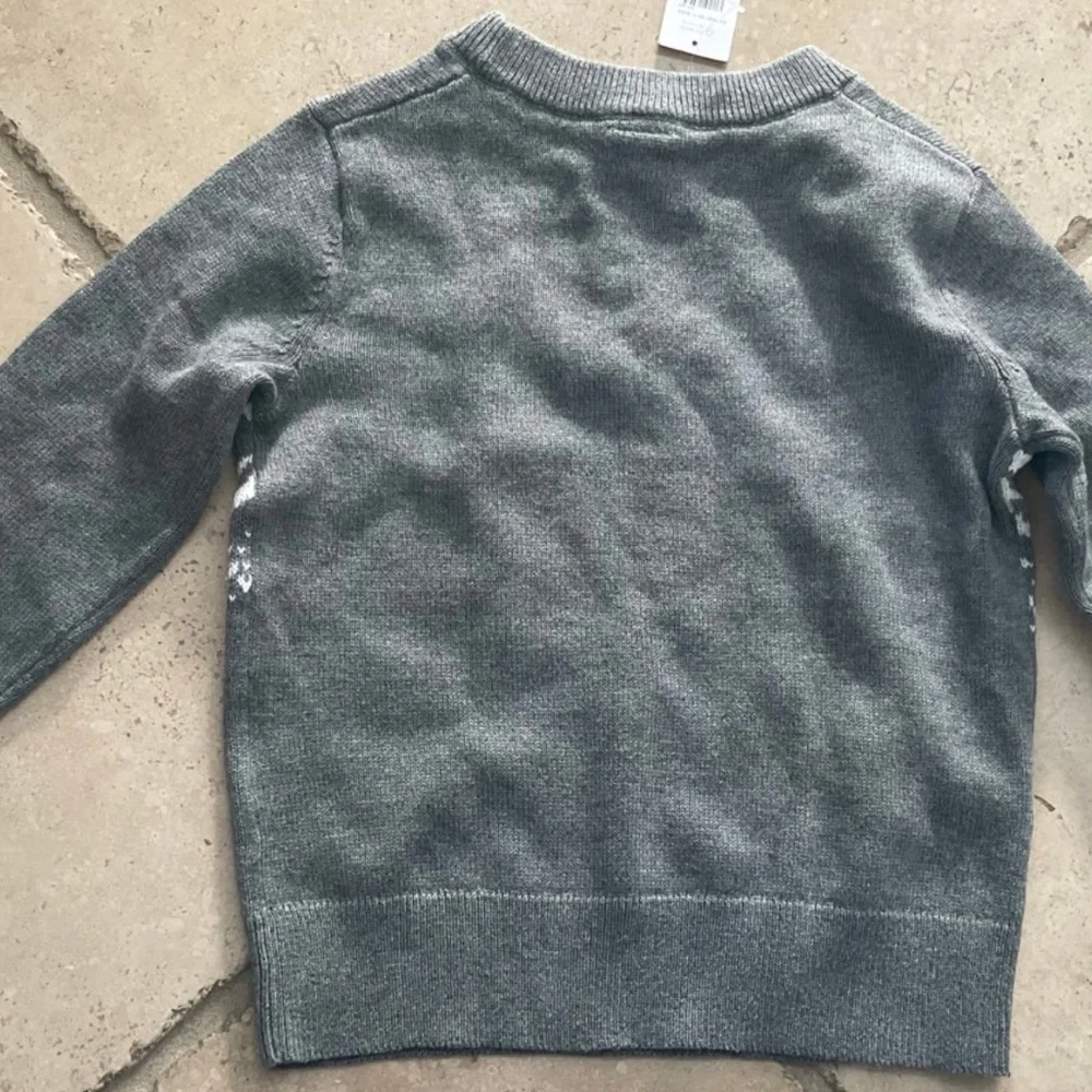NWT Gap Gray Snowflake Sweater Boy's‎ Winter Holiday Sz 12-18 month